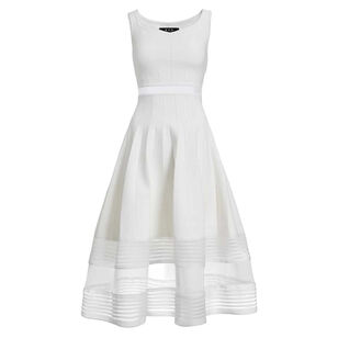 Ines Sleeveless Flared Midi Dress