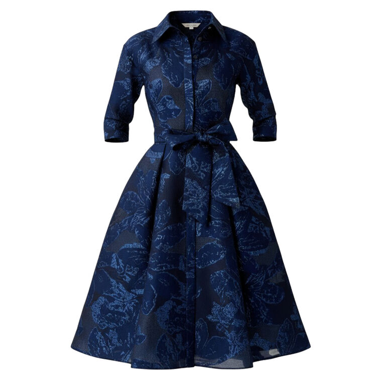 Jacquard Shirt Dress image number null