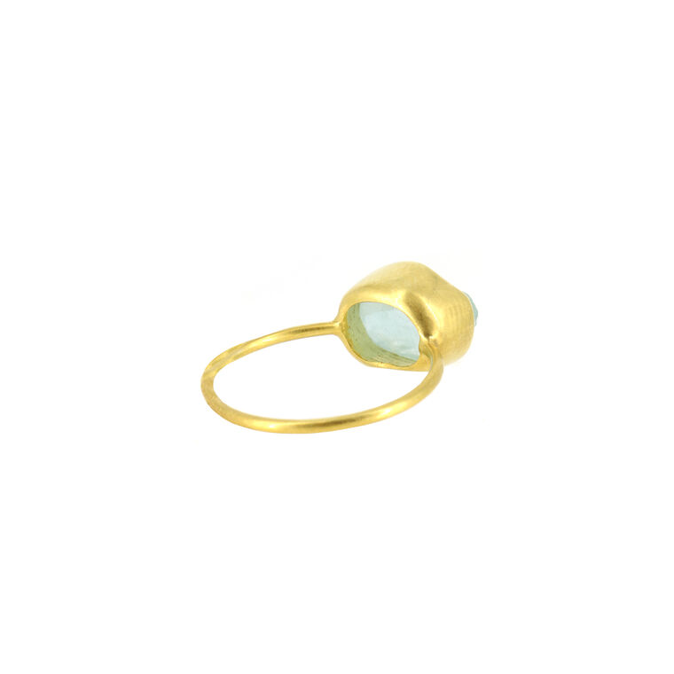 18kt Gold Uncut Metamorphic Ring image number null
