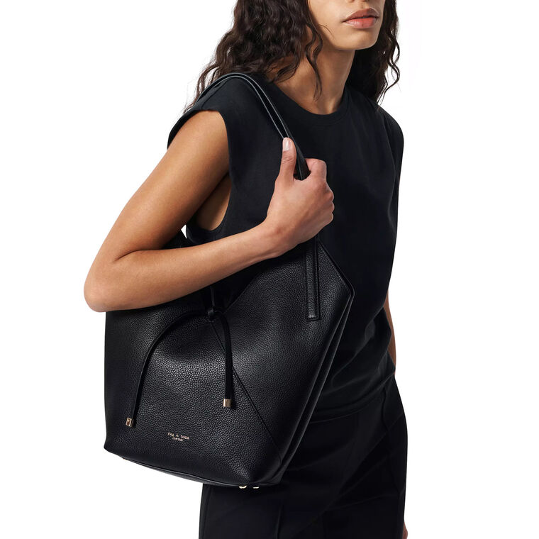 Alix Leather Tote Bag image number null