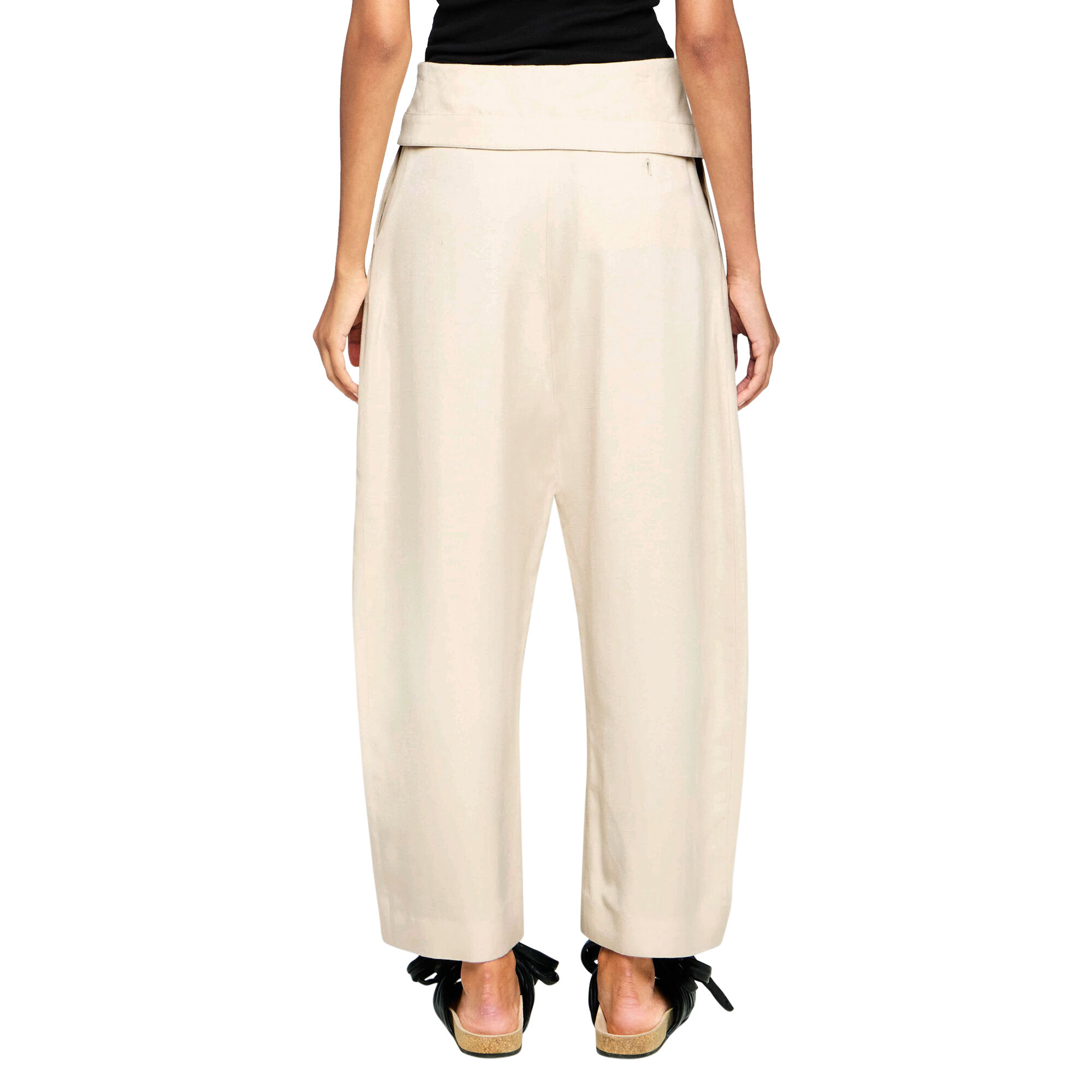 【オンライン限定商品】  Fold Over Trouser Leg Wide パンツ