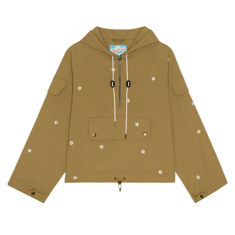 The Embroidery Cropped Trailhead Pullover image number null