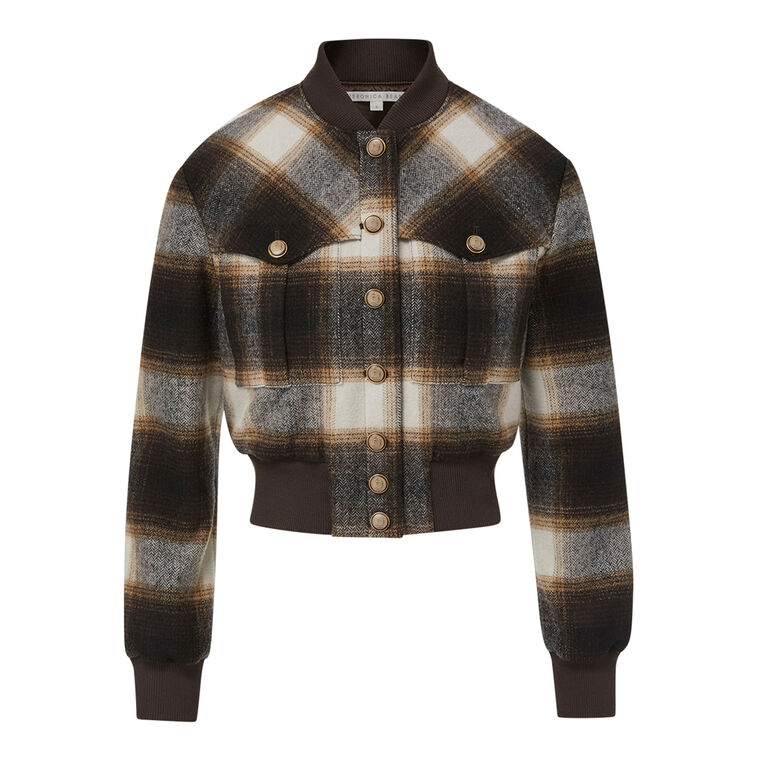 Stanley Plaid Bomber Jacket image number null