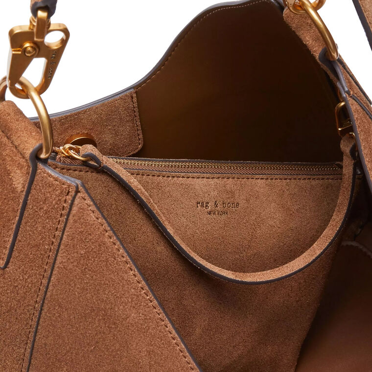 Parker Suede Hobo Bag image number null