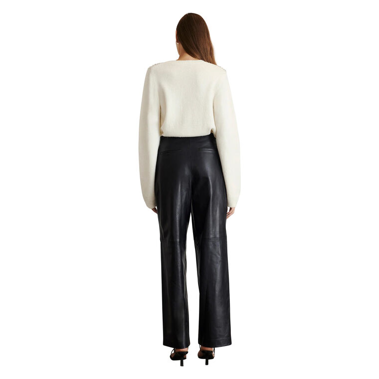 Lexia Long Sleeve Embellished Crewneck Sweater image number null