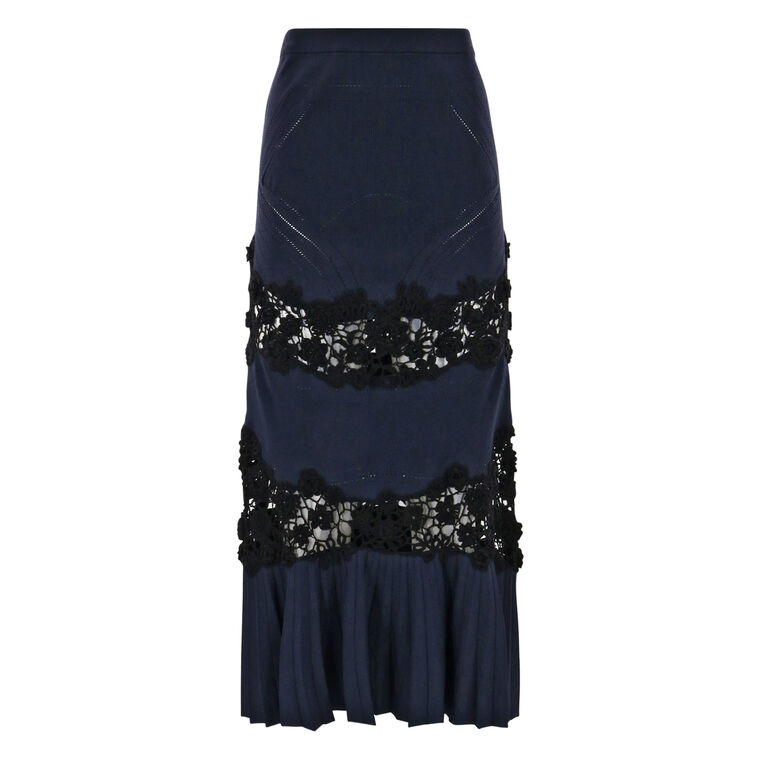 Madeline Knit Maxi Skirt image number null