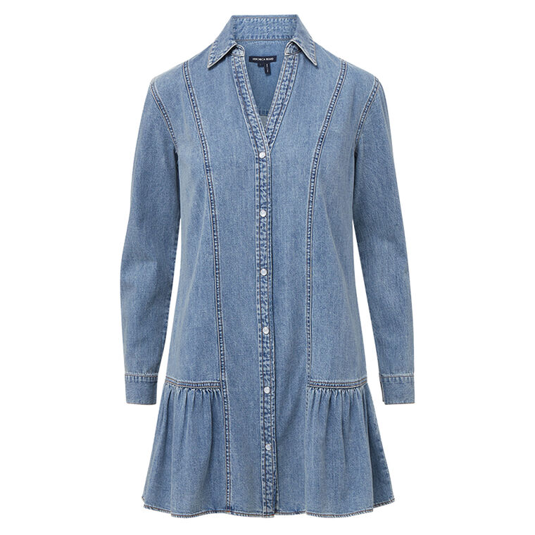 Catherine Denim Mini Dress image number null