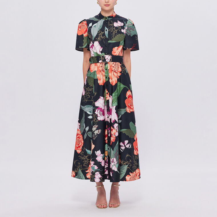 Bianca Short Sleeve Midi Dress image number null