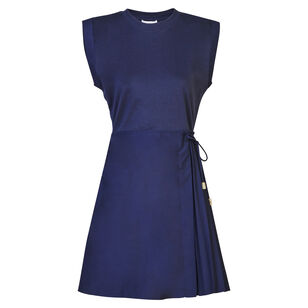 Shivani Sleeveless Pleated Mini Dress
