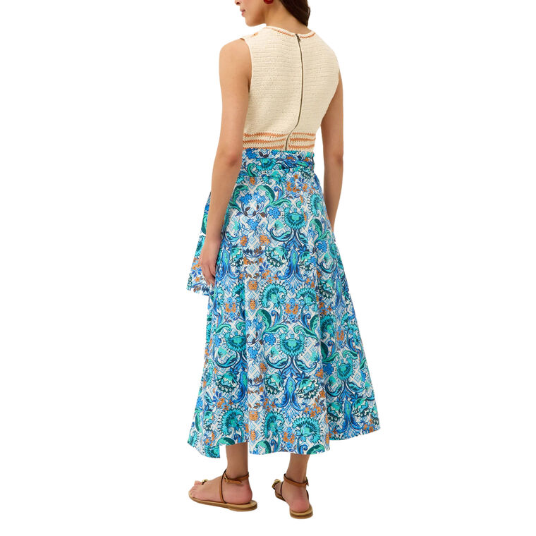 Estine Midi Wrap Skirt image number null