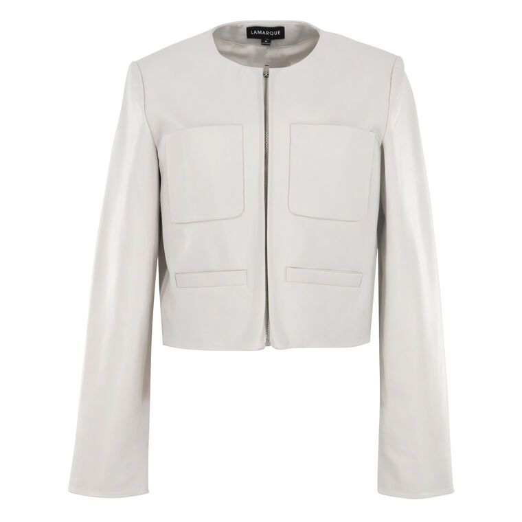 Linette Leather Jacket image number null