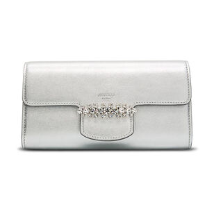 Bing Metallic Leather Wallet On Chain