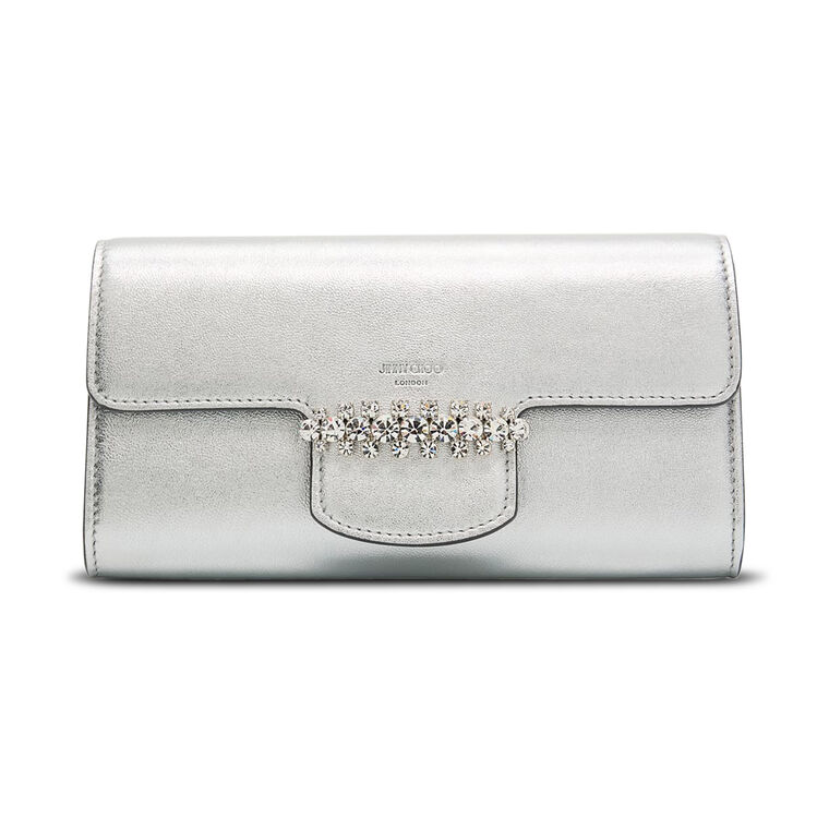 Bing Metallic Leather Wallet On Chain image number null