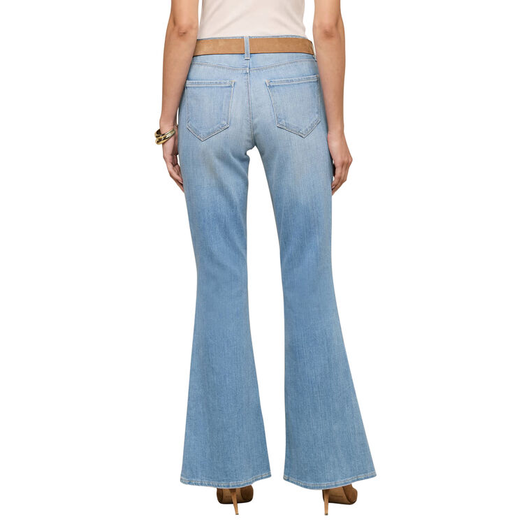 Taney Low Rise Sneaker Flare Jean image number null