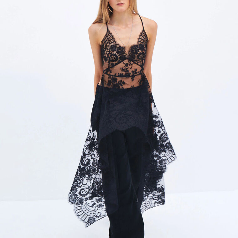 Tie Back Lace Top image number null
