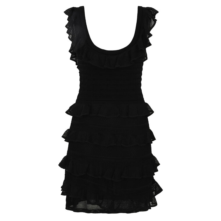 Illuminate Lace Frill Mini Dress image number null
