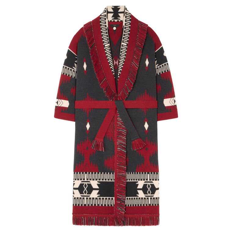 Icon Jacquard Coat Cardigan image number null