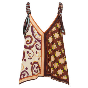 Wilson Sleeveless Silk Top