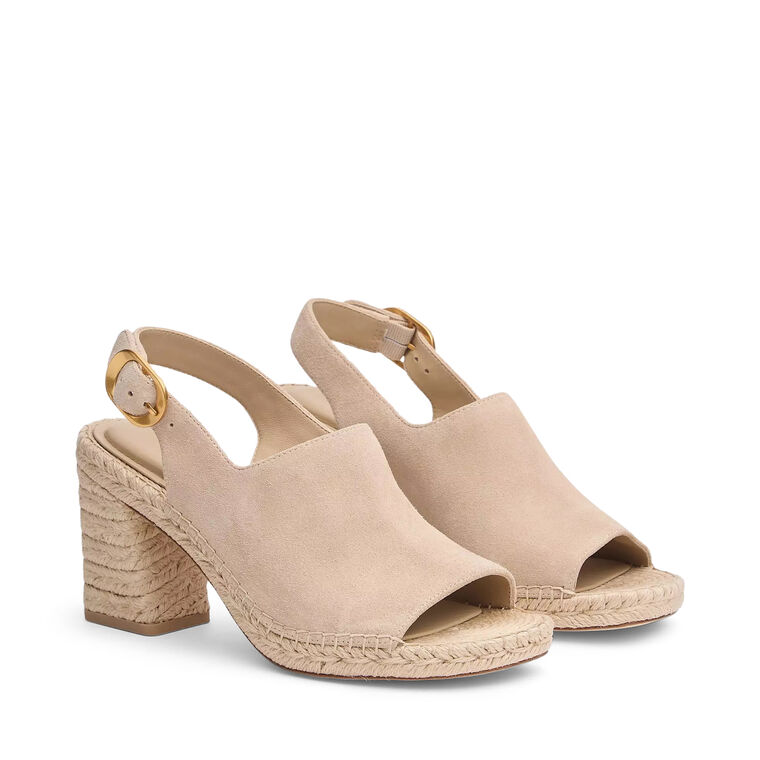 Gigi Suede Espadrille Sandals image number null