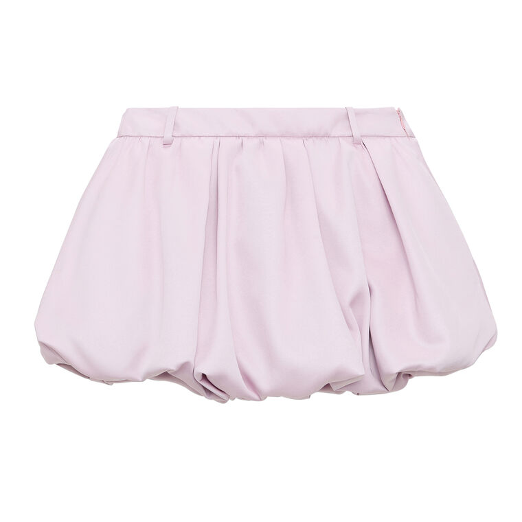 Shiny Statement Bubble Mini Skirt image number null