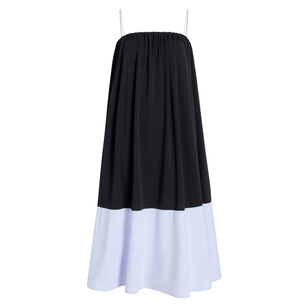 Saria Sleeveless Midi Dress In Crepe Jersey