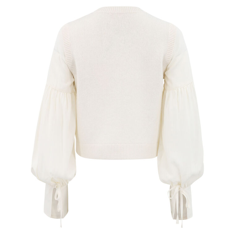 Tamara Floral Applique Sweater image number null