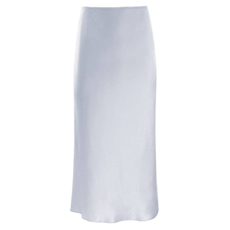 Miranda Scallop Trim Bias Cut Midi Skirt image number null