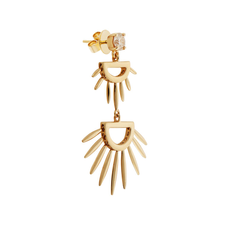Grass Palm Earrings image number null