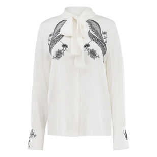 Cynthia Tie Neck Blouse
