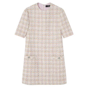 Tweed A-Line Mini Dress