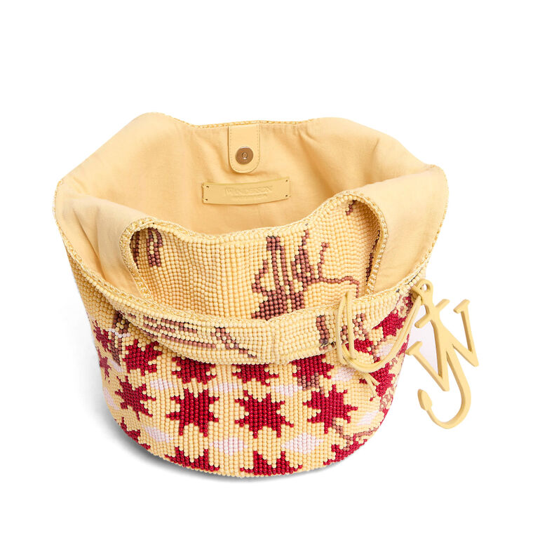 Mini Beaded Shopper Bag image number null