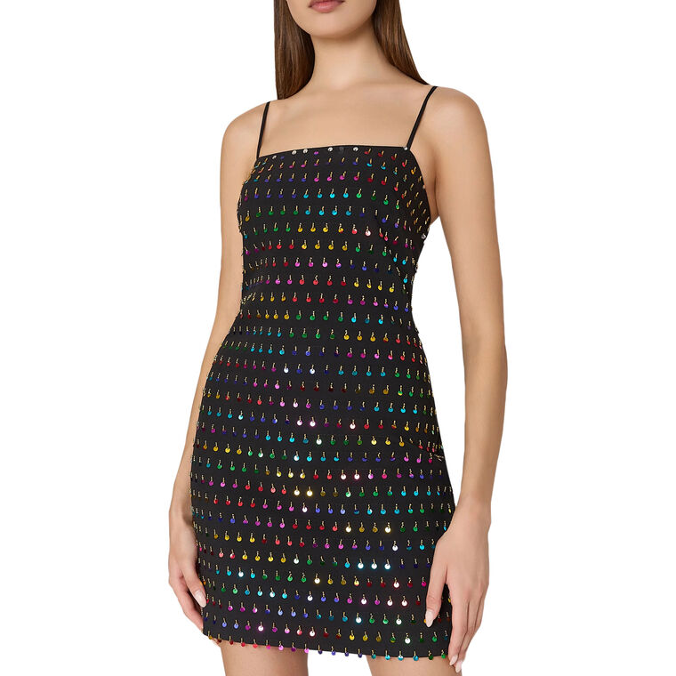 Colette Sequins Beaded Mini Dress image number null
