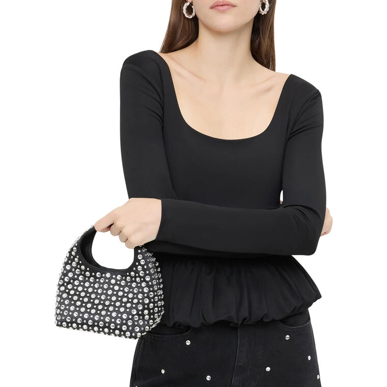 Kenzie Crystal Stud Mini Bag image number null