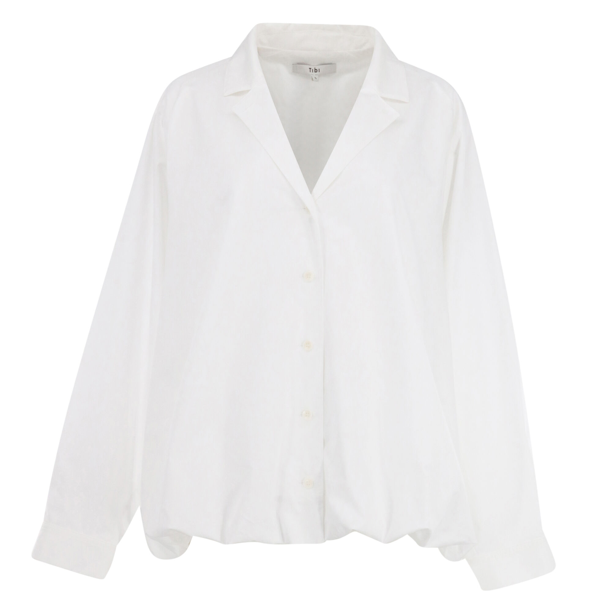 Tibi Eco Poplin Bubble Hem Shirt Jacket | Tootsies