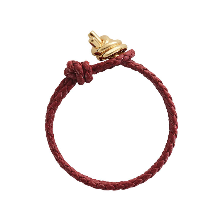 Knot Leather Bracelet image number null