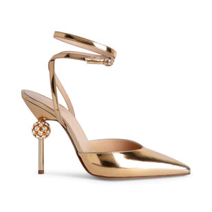 Vittotia Mirror Leather Crystal Pump Vittotia Mirror Leather Crystal Pump