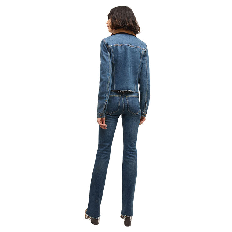 Cara Jean Jacket With Corduroy Collar image number null