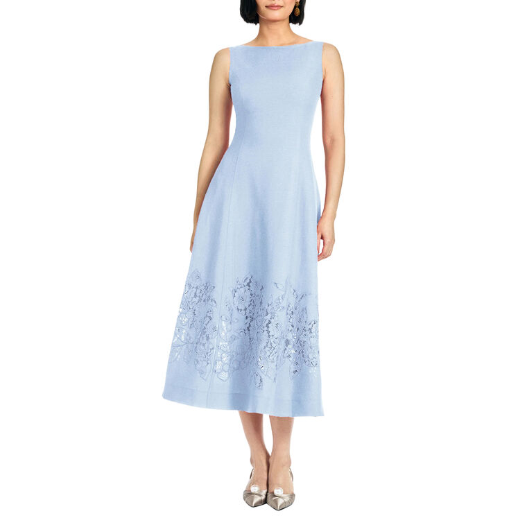 Brittany Sleeveless Linen Midi Dress image number null