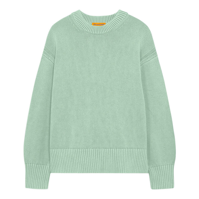 Long Sleeve Sunwash Cozy Crewneck Sweater image number null
