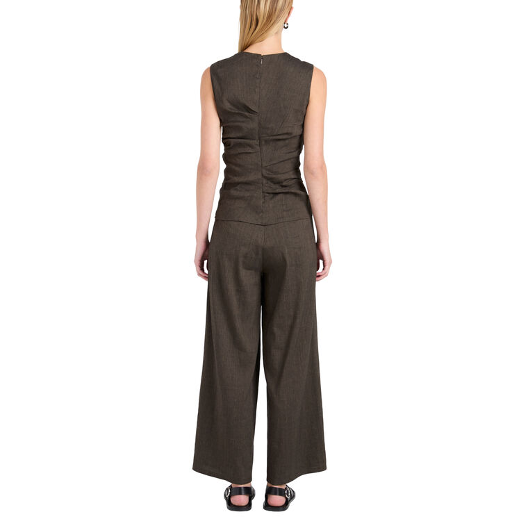 Calla Pant In Linen Slub image number null