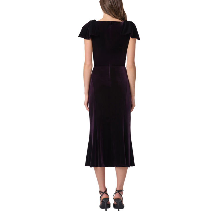 Brandis Stretch Velvet Dress image number null