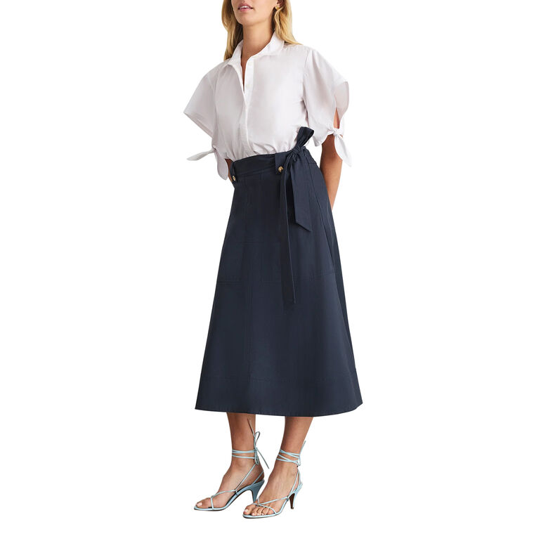 Brinson Belted Midi Skirt image number null