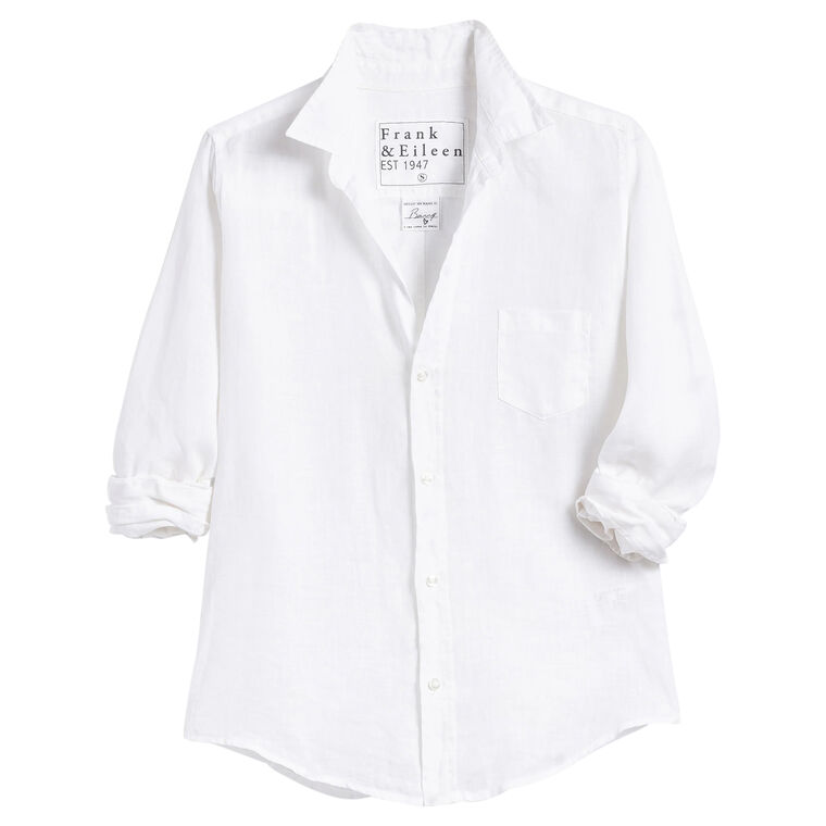 Barry Tailored Linen Button Up Shirt image number null