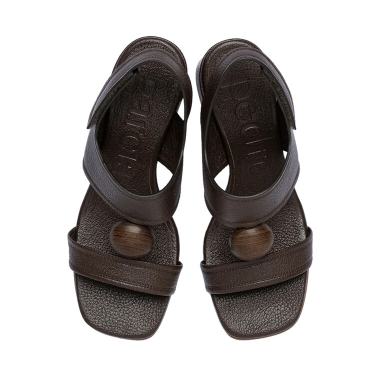Uriana Wood Cabochon Midi Sandal image number null