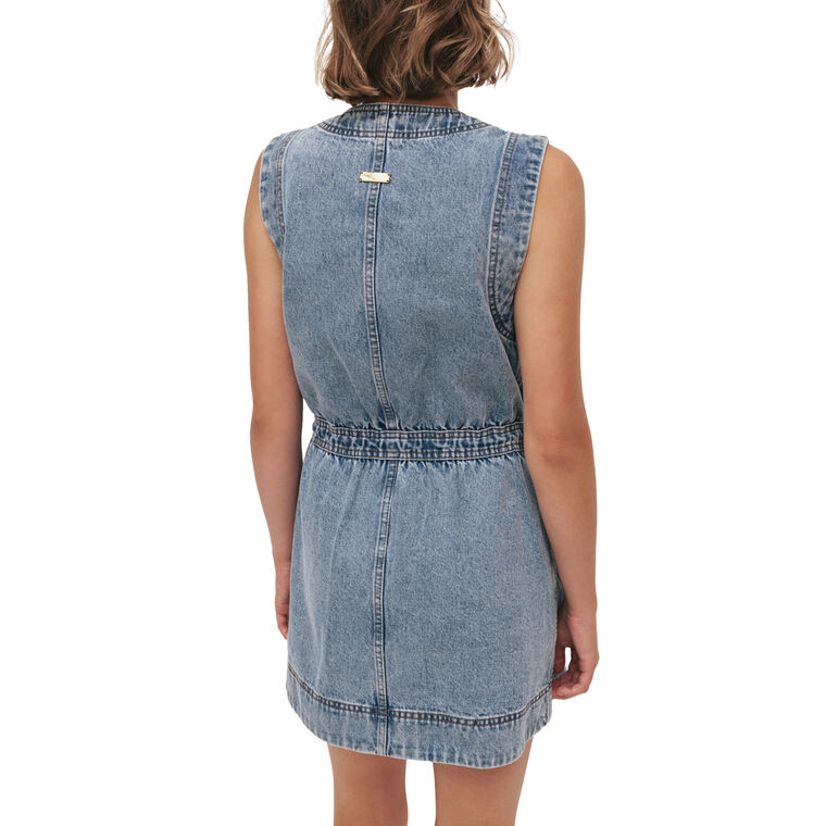 Goldie Denim Mini Dress image number null