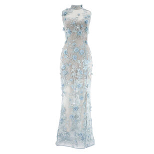 Tiffany Sequin Floral Maxi Dress