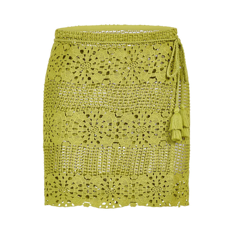 Raina Lace Cover-Up Wrap Skirt image number null