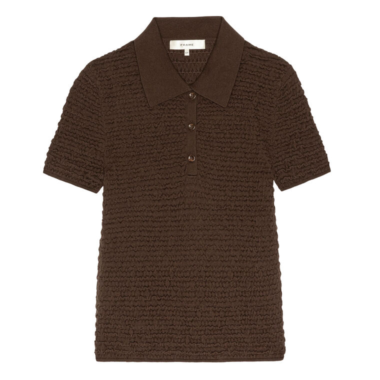 The Smocked Polo Shirt image number null