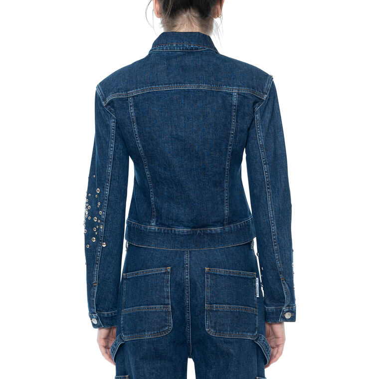 Embellished Classic Denim Jacket image number null