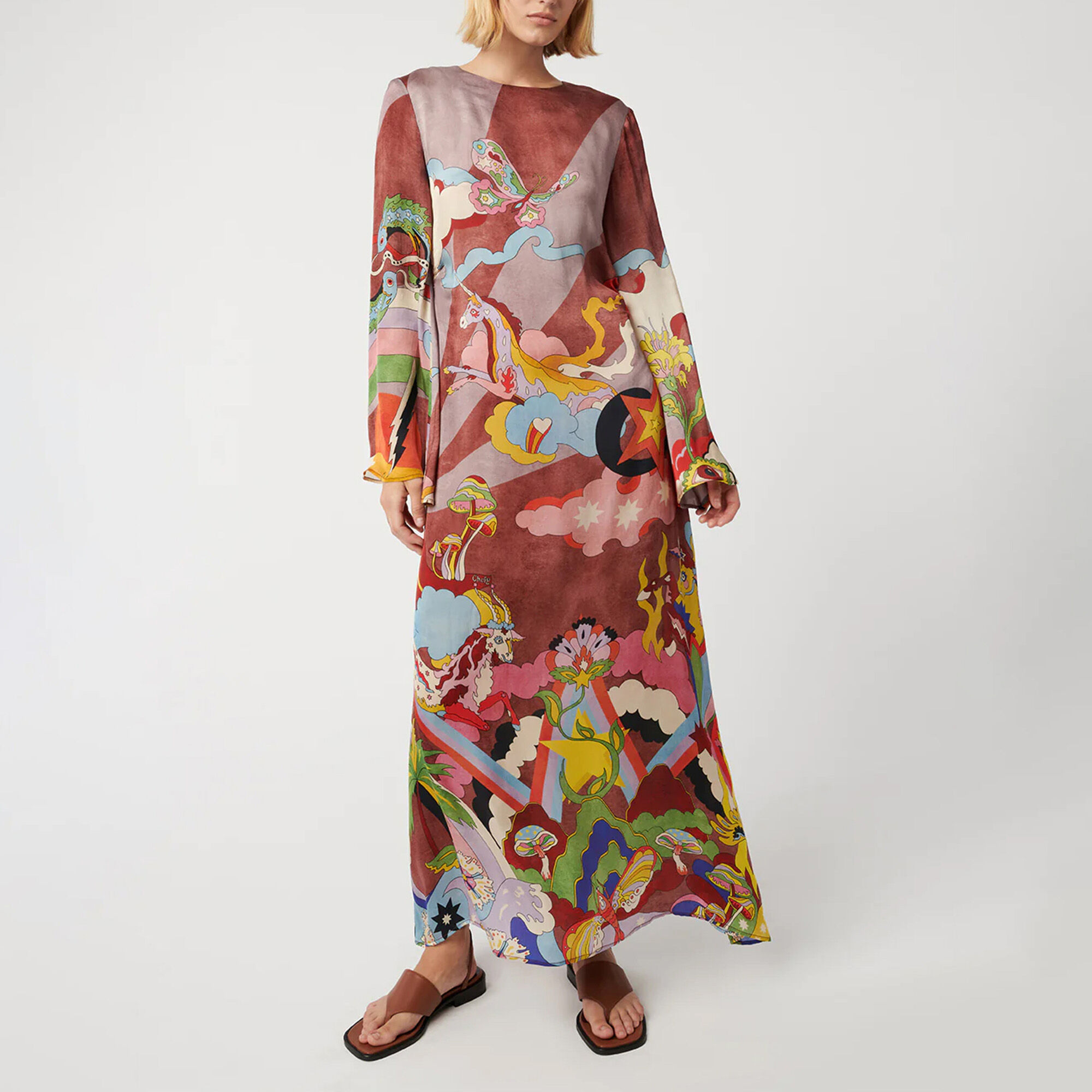 6/23までAMERIMEDI2WAYRACHELFLUFFY ARTDRESS セール】MEDI 2WAY RACHEL FLUFFY ART DRESS（ワンピース
